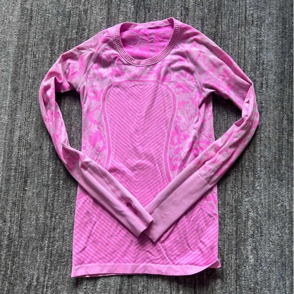 Lululemon Pink Swiftly Long Sleeve 6